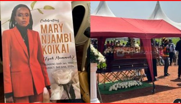 Late Njambi ‘Jahmby’ Koikai’s family pens sweet memo to Kenyans month after her burial