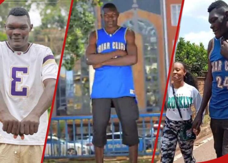“Type Yangu Kabisa”: Kenyan Women Drool Over Huge Vihiga Man Who’s 8ft Tall, Dark and Handsome