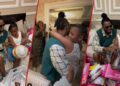 Diamond Platnumz left his daughter speechless by flying to South Africa to attend her birthday celebration.